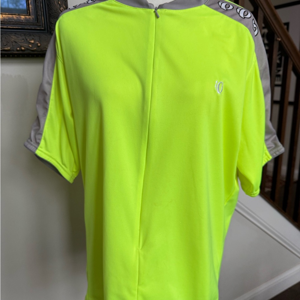 Pearl Izumi Neon Yellow and Gray Men's Jersey